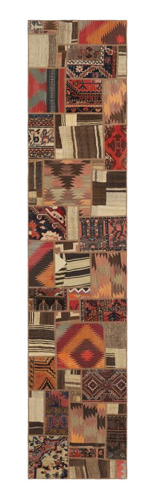 Persian Rug Kilim Patchwork 399x79 399x79, Persian Rug Woven by hand