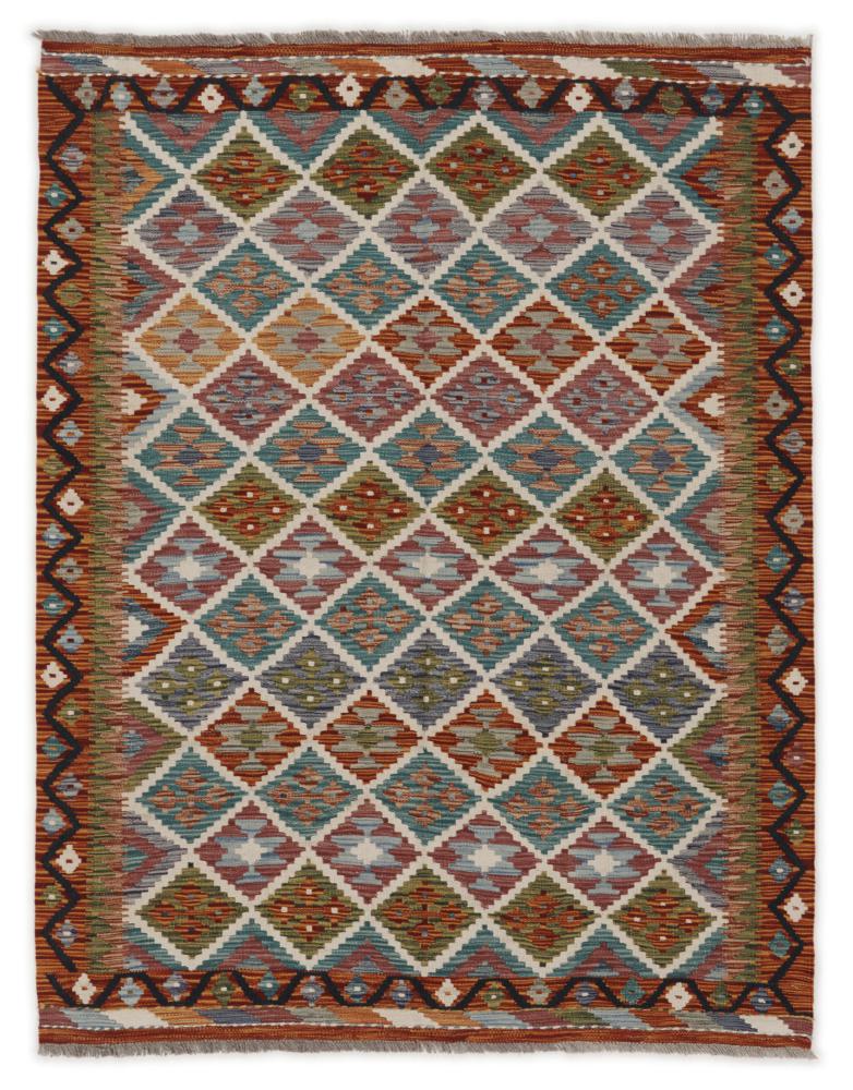 Alfombra afgana Kilim Afghan 190x147 190x147, Alfombra persa Tejido a mano
