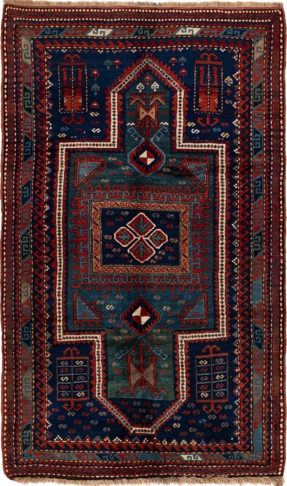 Russisch tapijt Kazak 217x132 217x132, Perzisch tapijt Handgeknoopte