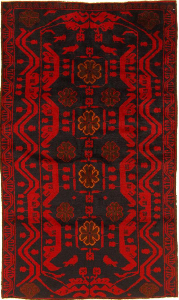 Afghan rug Baluch 192x105 192x105, Persian Rug Knotted by hand