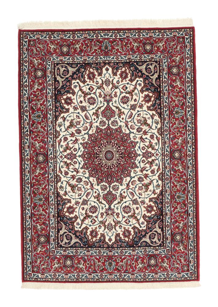 Tapete persa Isfahan Fio de Seda 163x116 163x116, Tapete persa Atado à mão