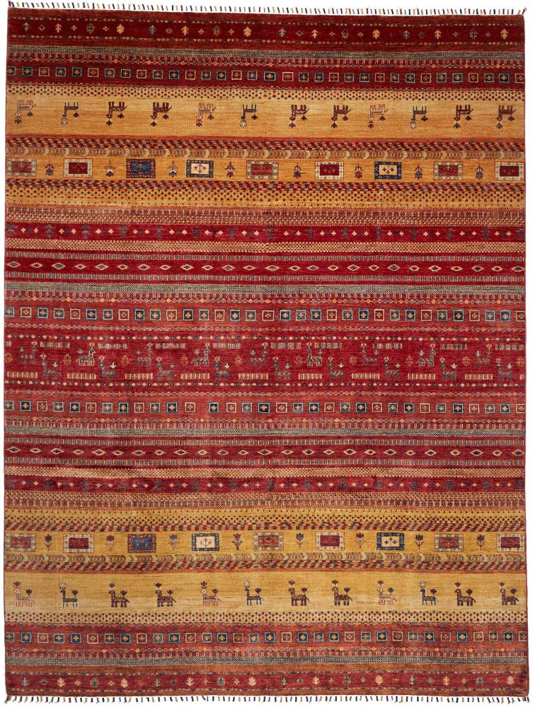 Pakistanischer Teppich Arijana Design 11'9"x9'0" 11'9"x9'0", Perserteppich Handgeknüpft