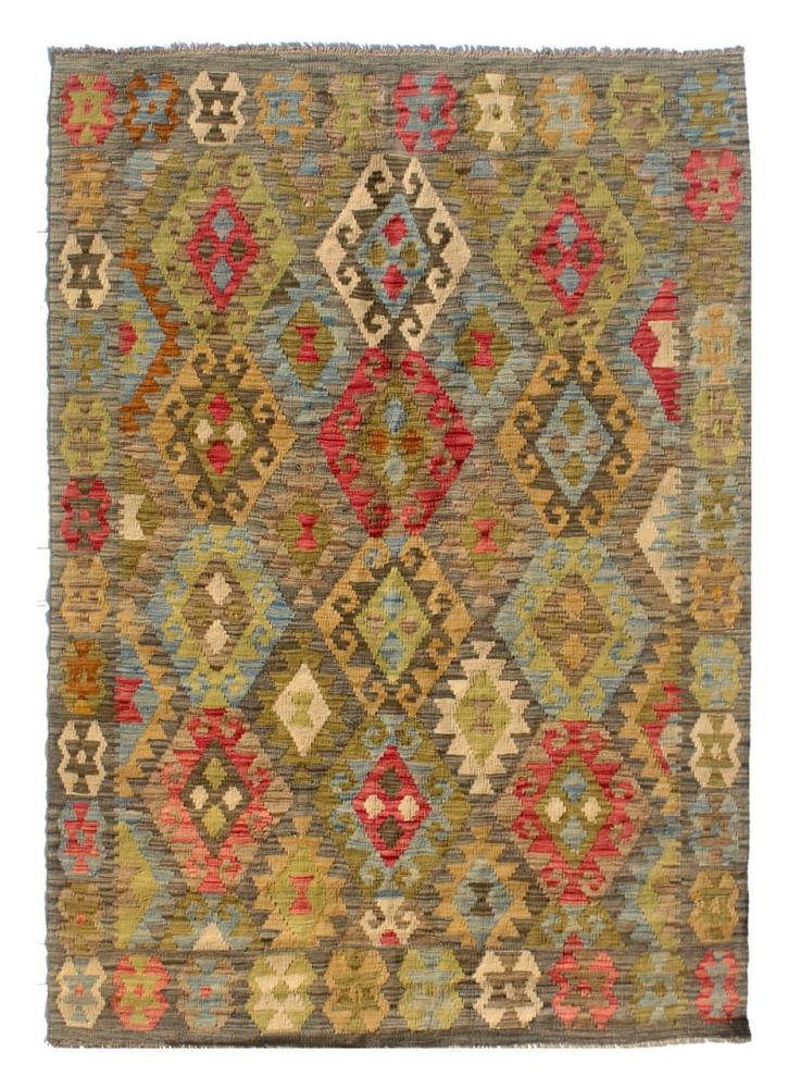 Tappeto Afgano Kilim Afghan 207x161 207x161, Tappeto persiano Tessuto a mano