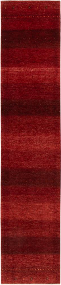 Persian Rug Persian Gabbeh Loribaft Atash 14'10"x3'1" 14'10"x3'1", Persian Rug Knotted by hand