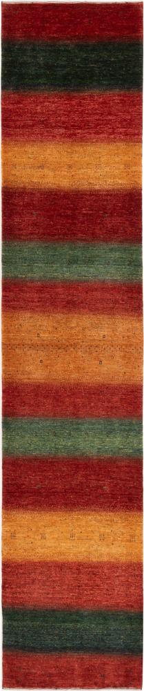 Tapis persan Persan Gabbeh Loribaft Atash 471x96 471x96, Tapis persan Noué à la main