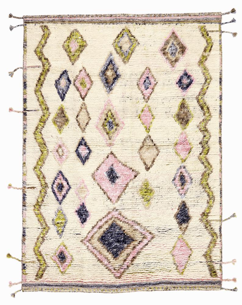 Tapis indien Berber Maroccan Atlas 349x249 349x249, Tapis persan Noué à la main