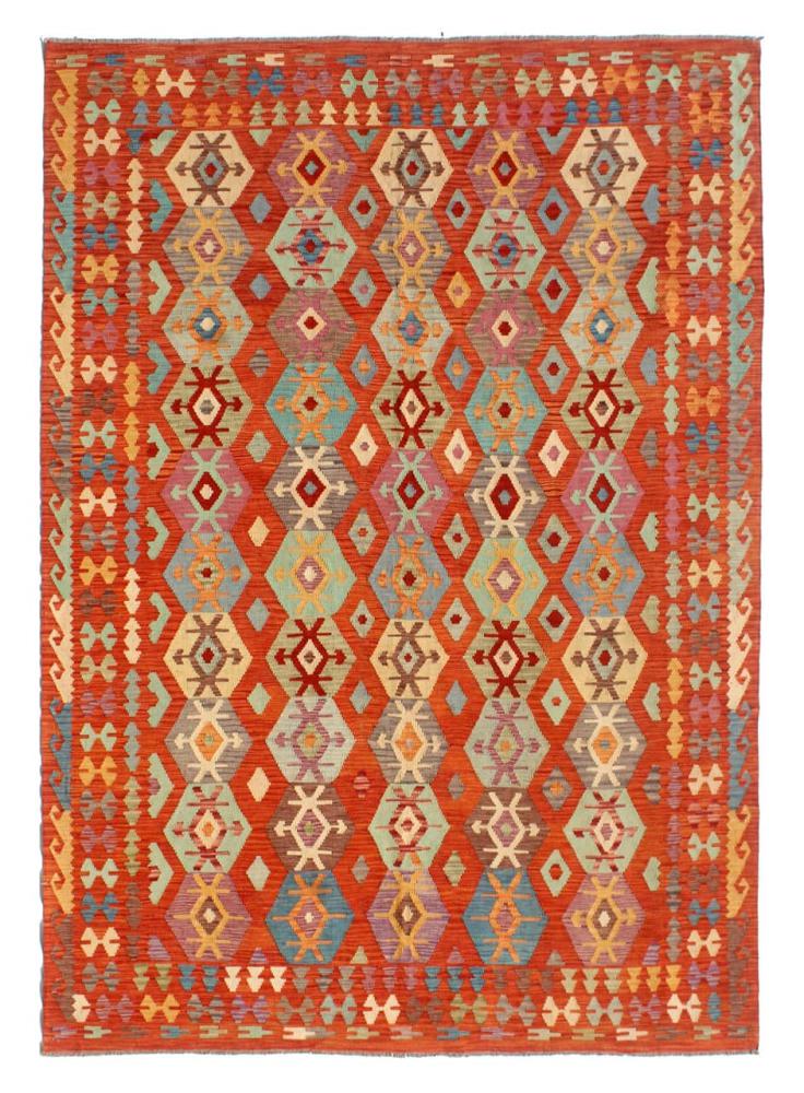 Dywan afgański Kilim Afghan 345x251 345x251, Dywan perski Ręcznie tkane