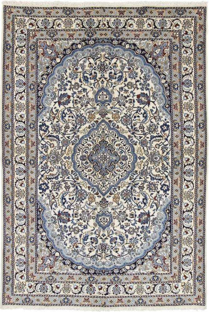 Persisk tæppe Nain 9La 257x155 257x155, Persisk tæppe Knyttet i hånden