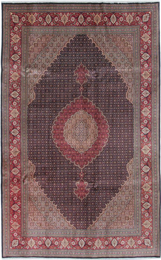 Tapete persa Tabriz 281x174 281x174, Tapete persa Atado à mão