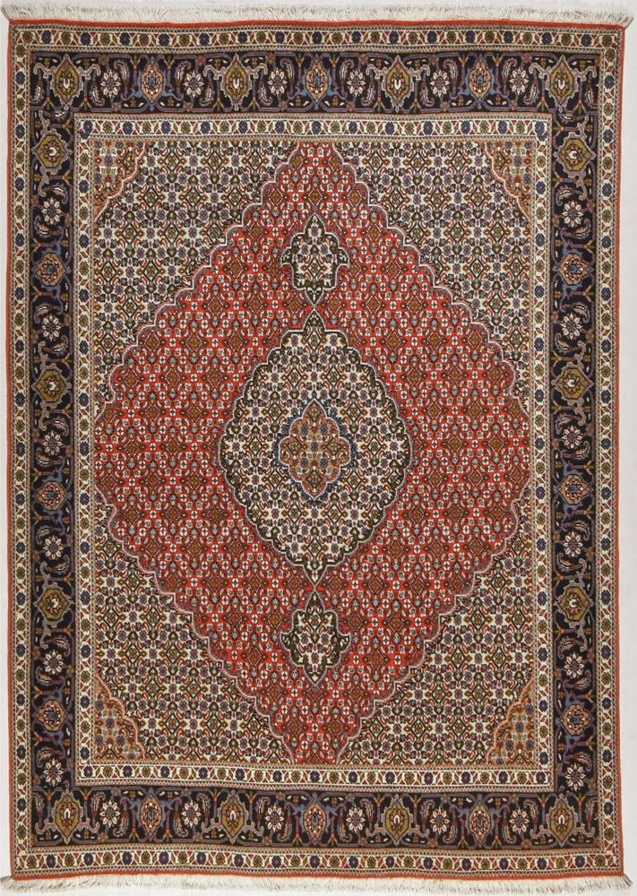 Tapete persa Tabriz 40Raj 206x146 206x146, Tapete persa Atado à mão