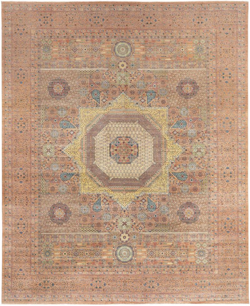Pakistani rug Mamluk 15'3"x12'2" 15'3"x12'2", Persian rug Hand-knotted