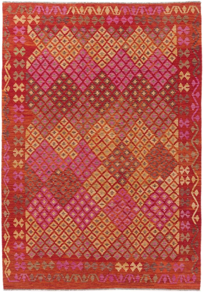 Tapete afegão Kilim Afegão 290x206 290x206, Tapete persa Tecido à mão