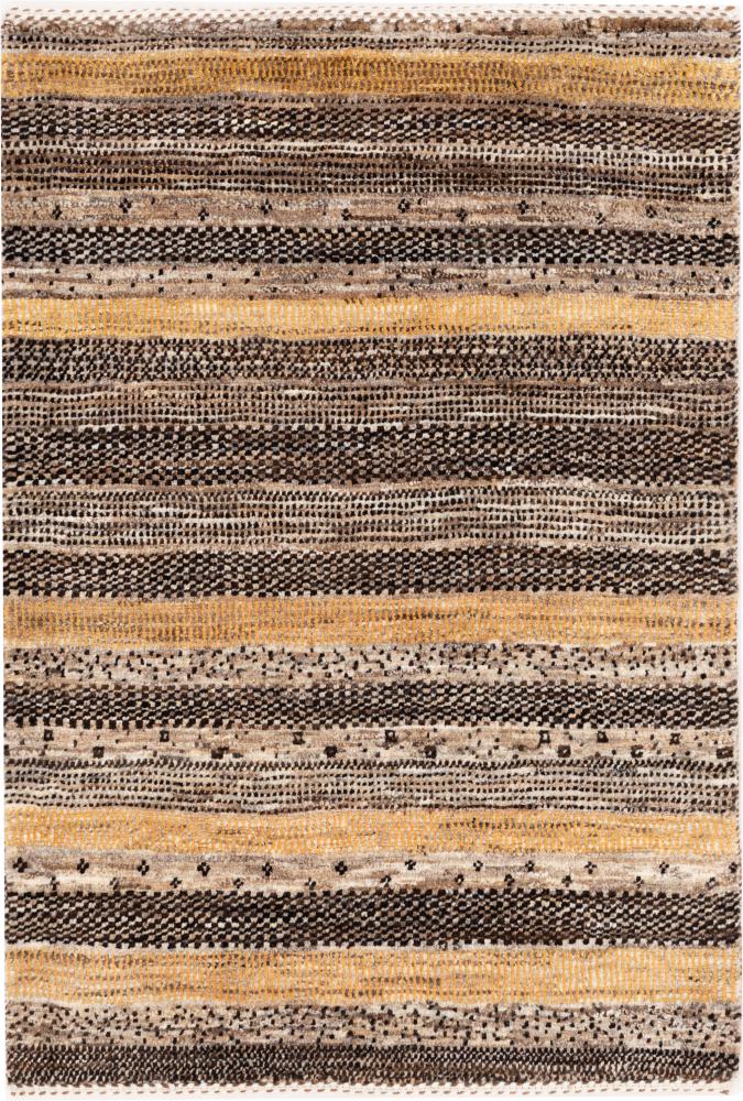 Tapete persa Persa Gabbeh Loribaft Tabiibaft 87x60 87x60, Tapete persa Atado à mão