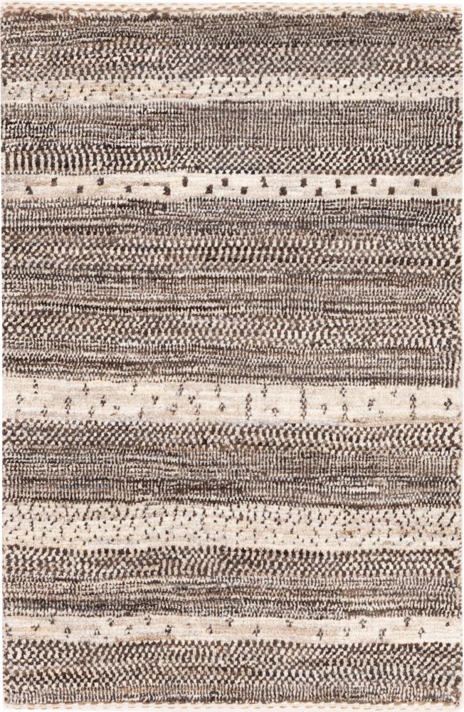 Tapete persa Persa Gabbeh Loribaft Tabiibaft 83x54 83x54, Tapete persa Atado à mão