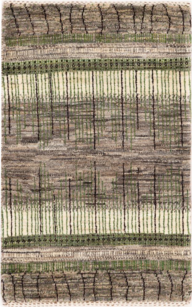 Tapete persa Persa Gabbeh Loribaft Tabiibaft 89x57 89x57, Tapete persa Atado à mão