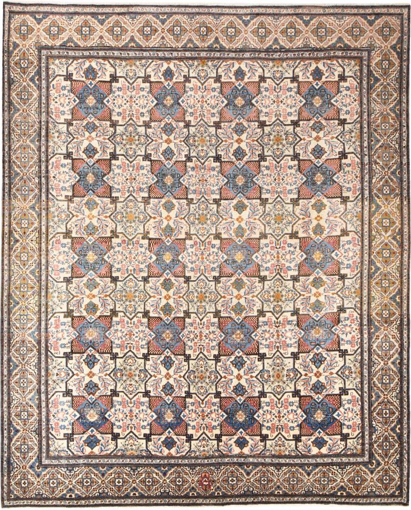 Persian Rug Moud 11'10"x9'10" 11'10"x9'10", Persian Rug Knotted by hand