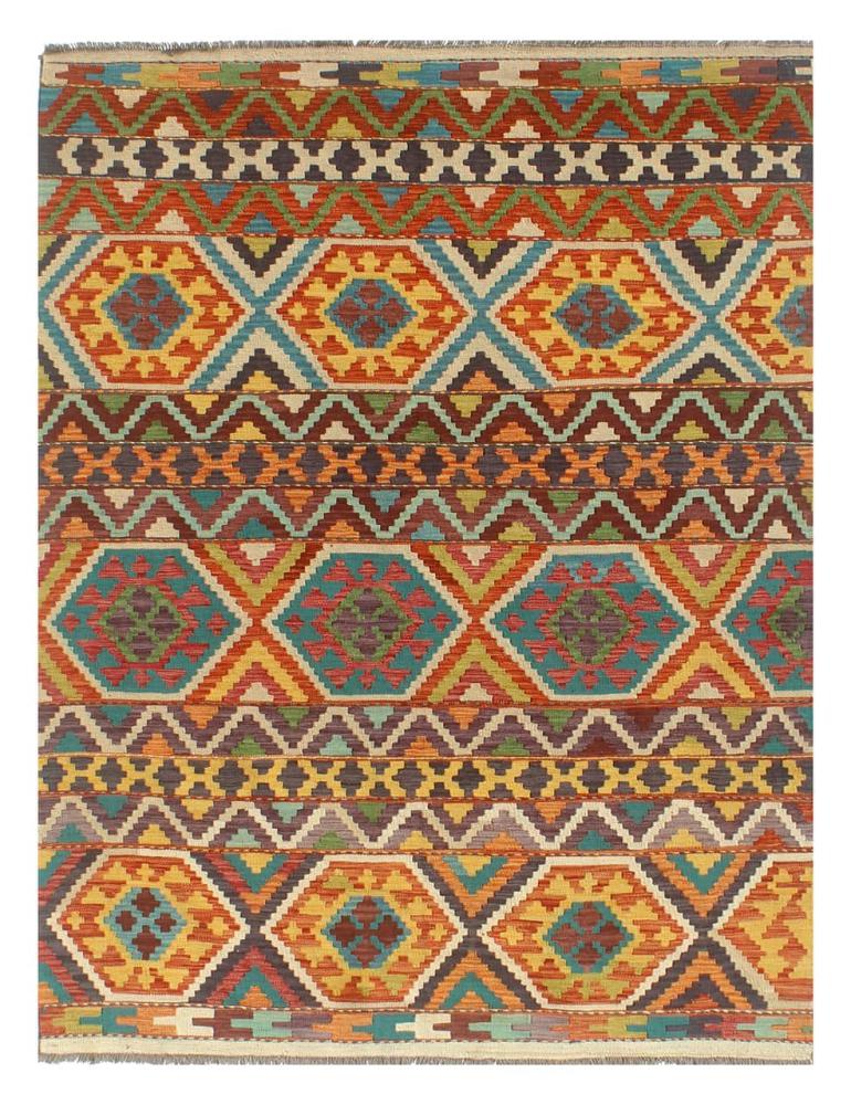 Afghan rug Kilim Afghan 7'9"x5'7" 7'9"x5'7", Persian Rug Woven by hand