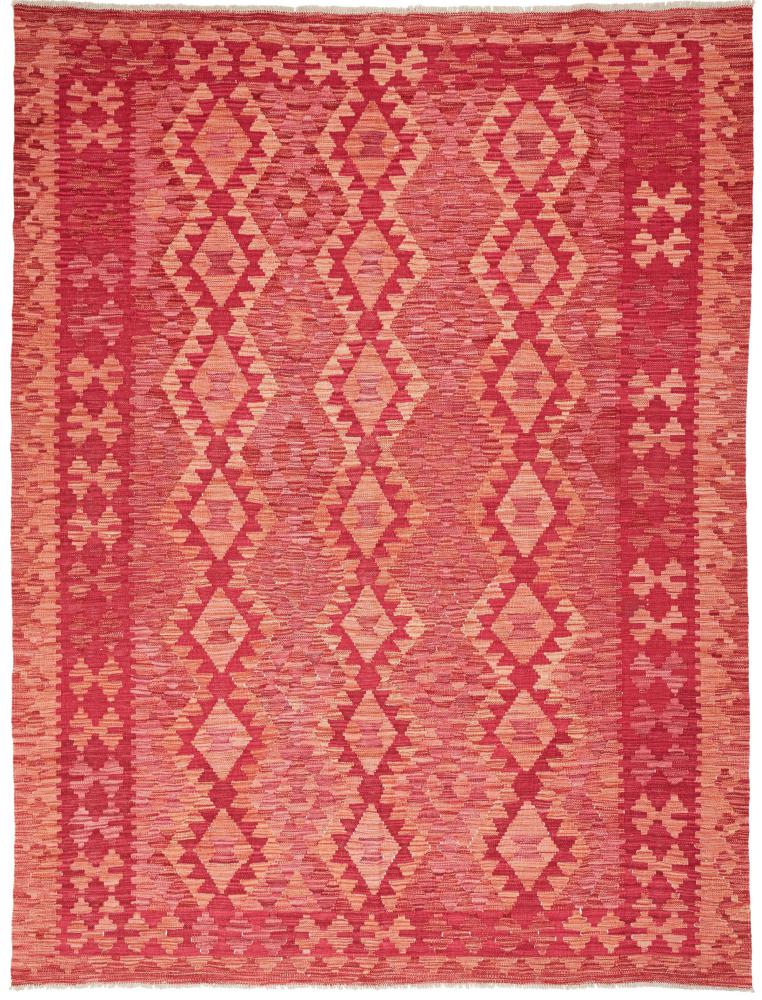 Tapis afghan Kilim Afghan 241x183 241x183, Tapis persan Tissé à la main