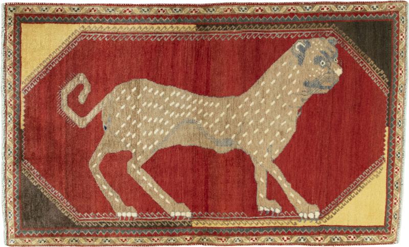 Persian Rug Persian Gabbeh Ghashghai 183x111 183x111, Persian Rug Knotted by hand