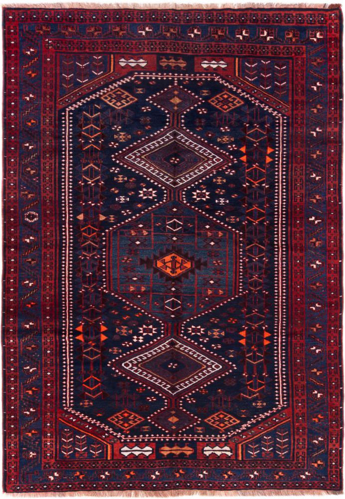 Perserteppich Afshar Kelardasht 253x179 253x179, Perserteppich Handgeknüpft