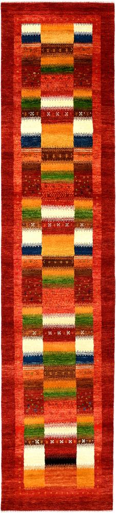 Alfombra india Gabbeh Loribaft Design 388x81 388x81, Alfombra persa Hecho a mano