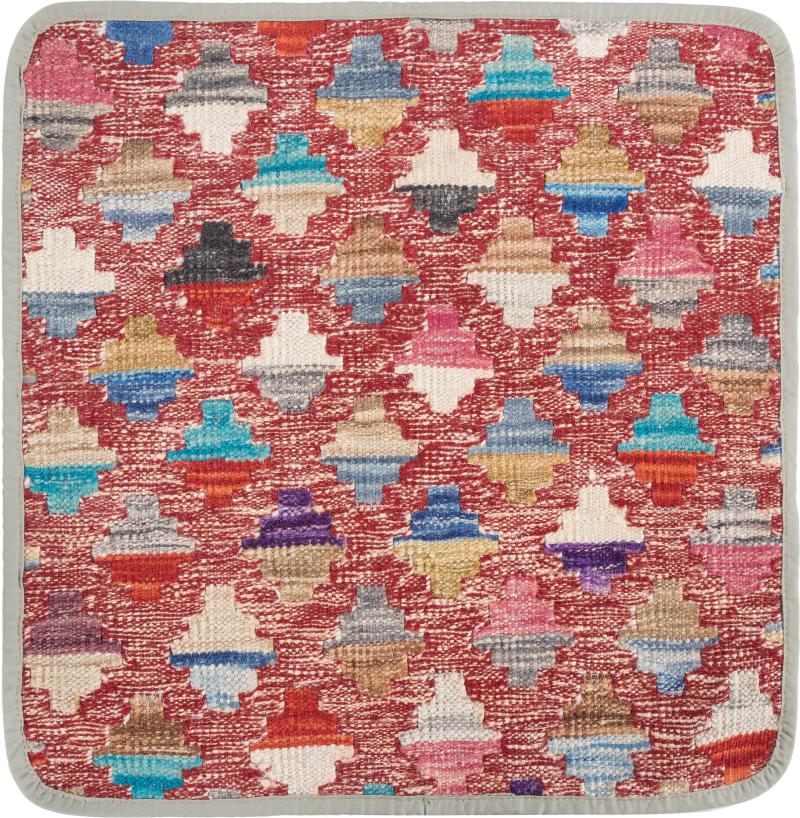 Afghanischer Teppich Kelim Afghan Kissenbezug 1'6"x1'6" 1'6"x1'6", Perserteppich Handgeknüpft