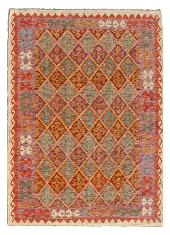 Afghan rug Kilim Afghan 8'3"x5'10" 8'3"x5'10", Persian Rug Woven by hand