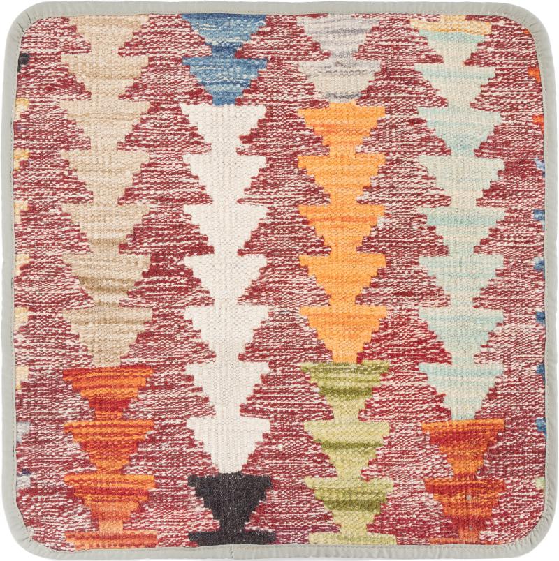 Afghanischer Teppich Kelim Afghan Kissenbezug 45x45 45x45, Perserteppich Handgeknüpft