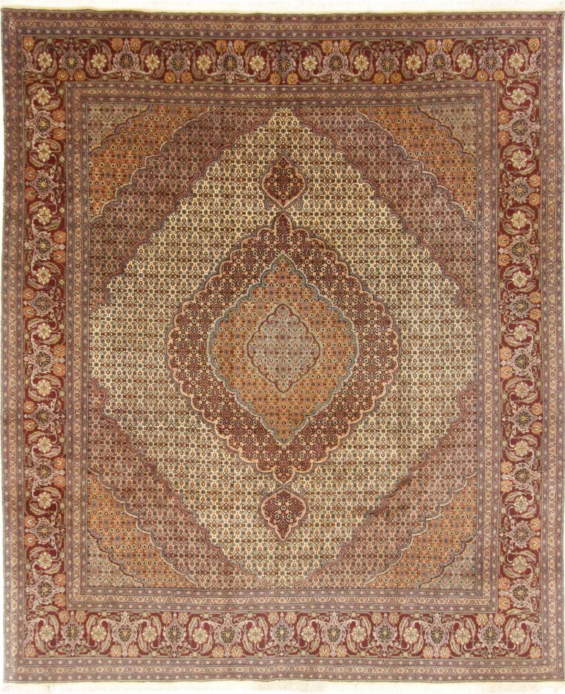 Tapete persa Tabriz 298x249 298x249, Tapete persa Atado à mão