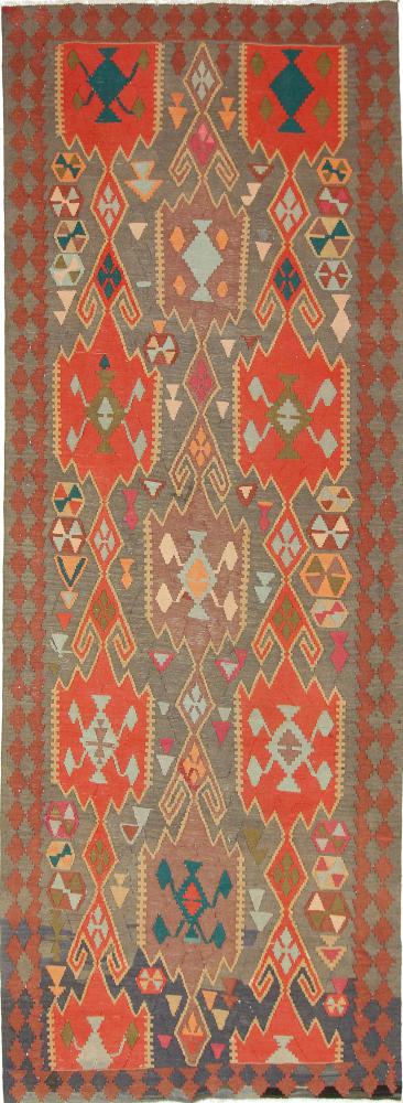 Tapete persa Kilim Fars Azerbaijan Antigo 408x147 408x147, Tapete persa Tecido à mão