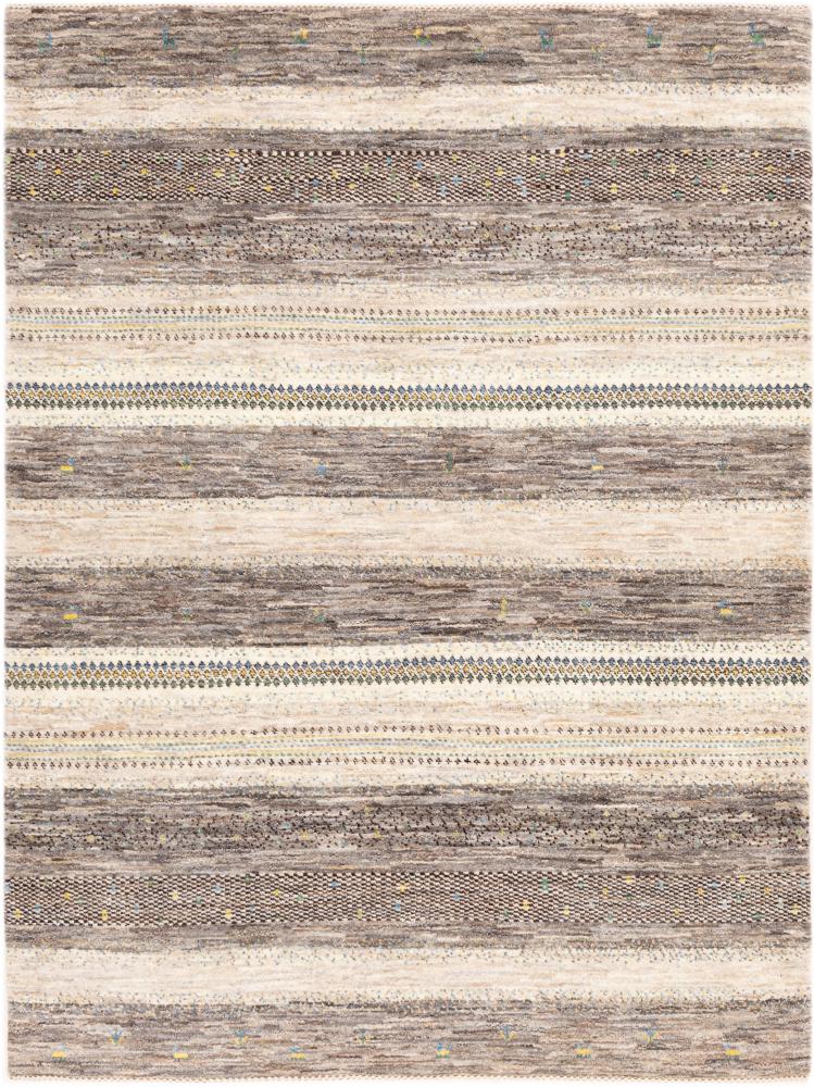 Tapis persan Persan Gabbeh Loribaft Tabiilbaft 204x154 204x154, Tapis persan Noué à la main