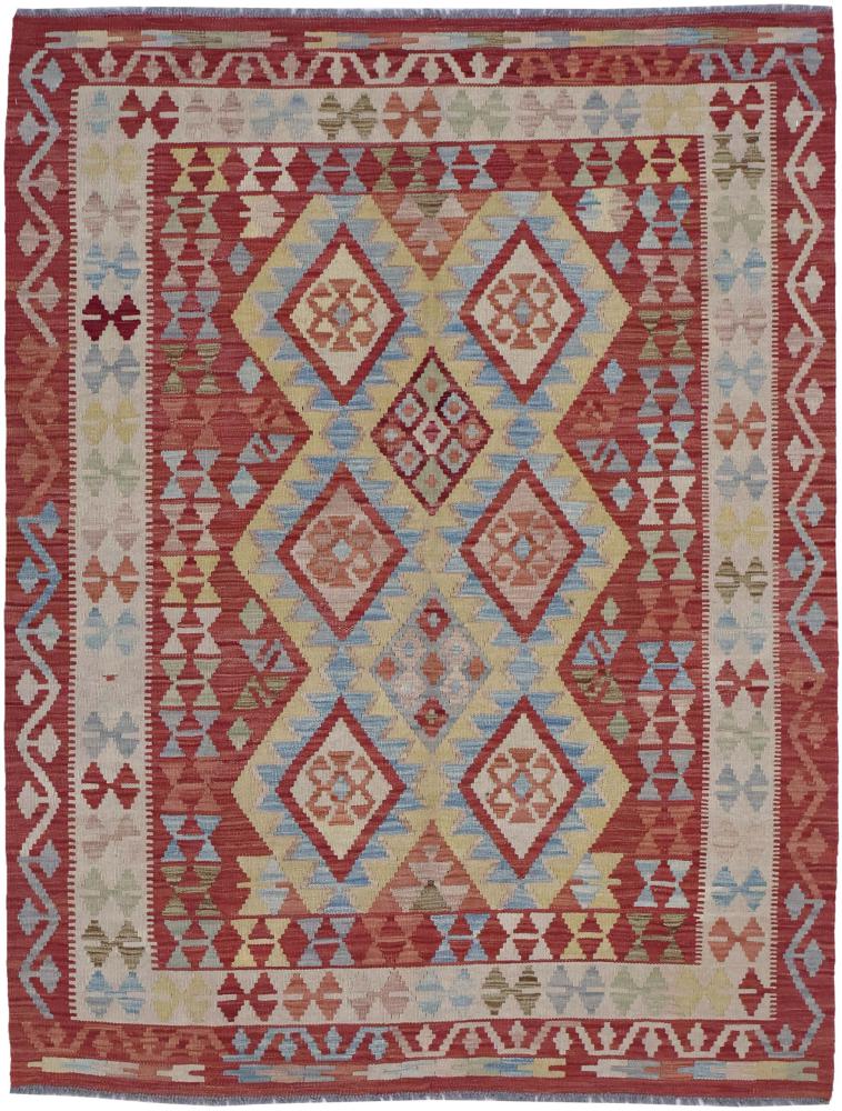 Afghanischer Teppich Kelim Afghan 203x156 203x156, Perserteppich Handgewebt