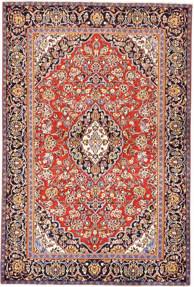 Alfombra persa Keshan 202x135 202x135, Alfombra persa Anudado a mano