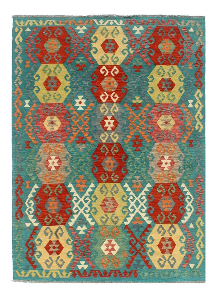 Afghan rug Kilim Afghan 8'5"x5'10" 8'5"x5'10", Persian Rug Woven by hand