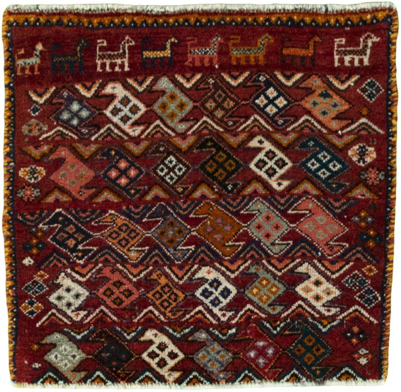 Perzisch tapijt Shiraz 52x56 52x56, Perzisch tapijt Handgeknoopte
