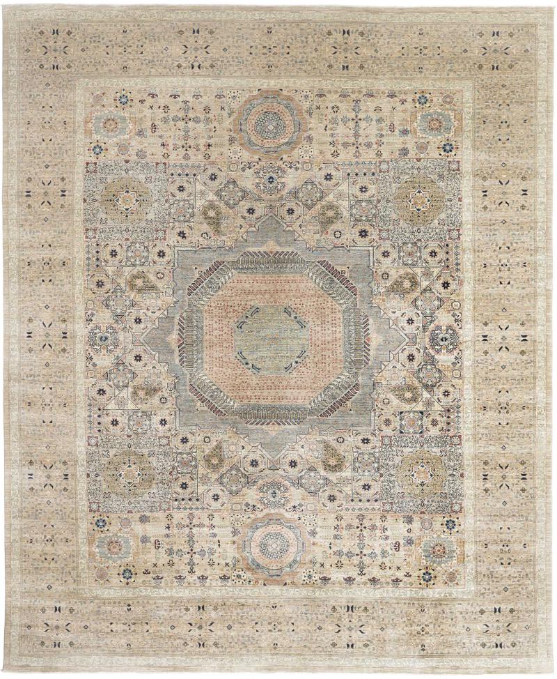 Pakistansk tæppe Mamluk 455x366 455x366, Persisk tæppe Håndknyttet