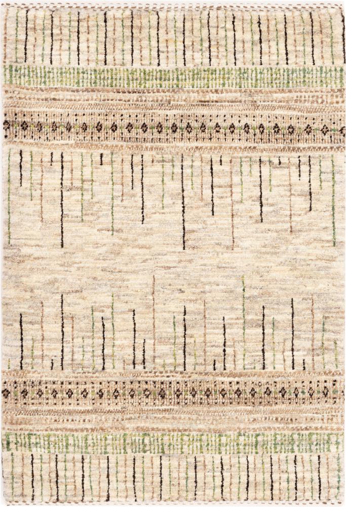 Tapete persa Persa Gabbeh Loribaft Tabiibaft 89x66 89x66, Tapete persa Atado à mão