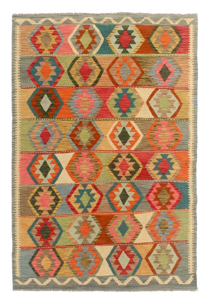 Afghan rug Kilim Afghan 209x148 209x148, Persian Rug Woven by hand