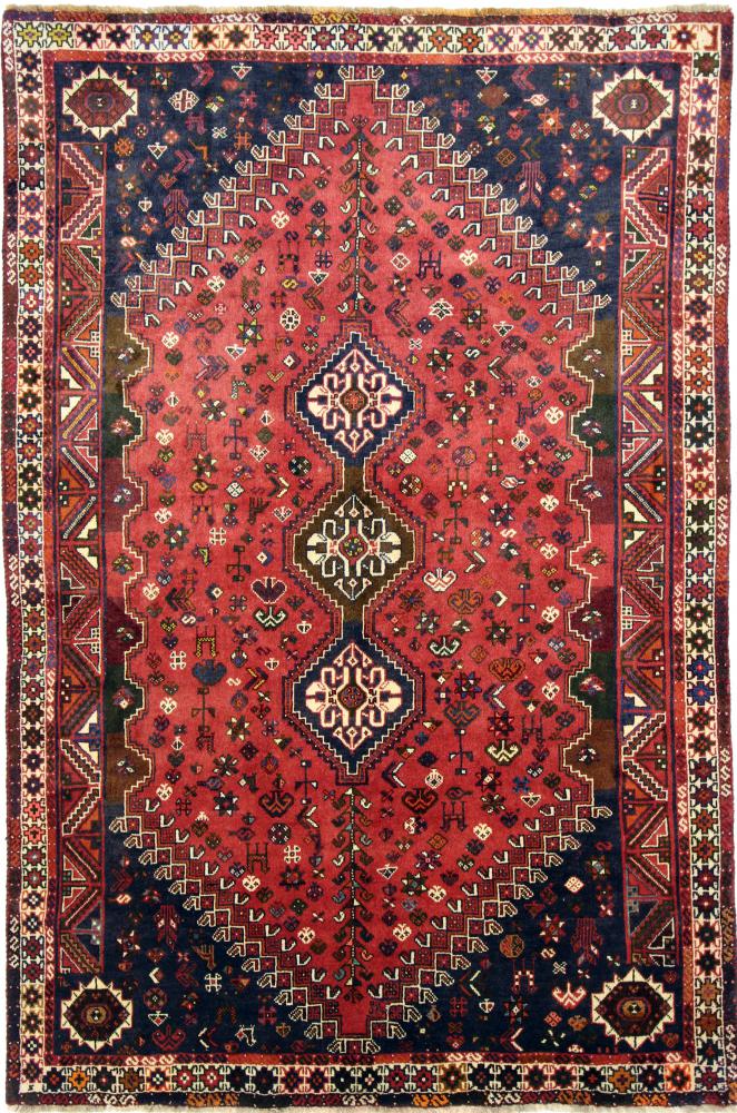 Tapis persan Shiraz 271x156 271x156, Tapis persan Noué à la main