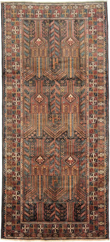 Persian Rug Baluch Antique 269x121 269x121, Persian Rug Knotted by hand
