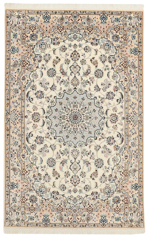 Persisk tæppe Nain 9La 247x158 247x158, Persisk tæppe Knyttet i hånden