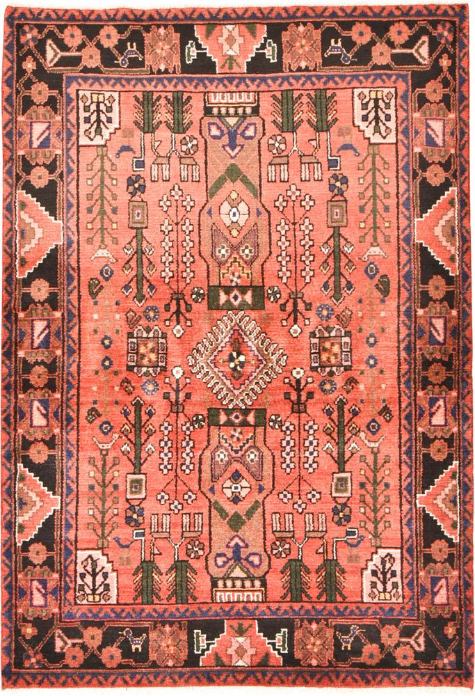 Persian Rug Nahavand 6'3"x4'4" 6'3"x4'4", Persian Rug Knotted by hand