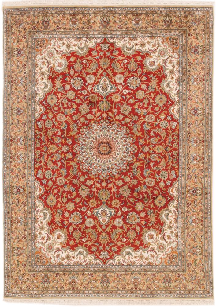 Indo rug Kashmir Silk 213x153 213x153, Persian Rug Knotted by hand