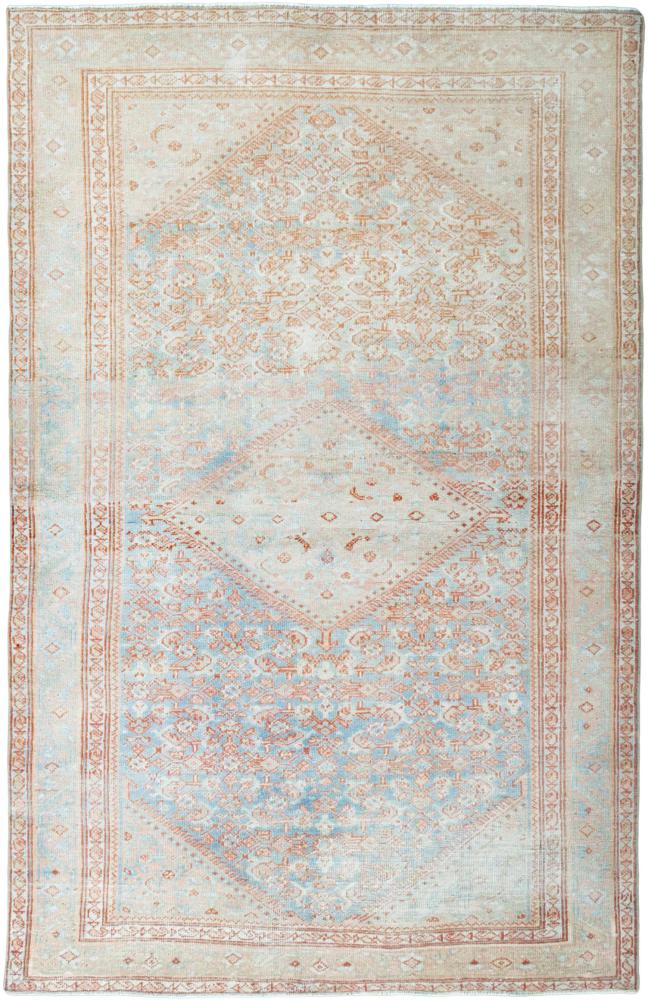 Tapete persa Hamadan Vintage 205x130 205x130, Tapete persa Atado à mão