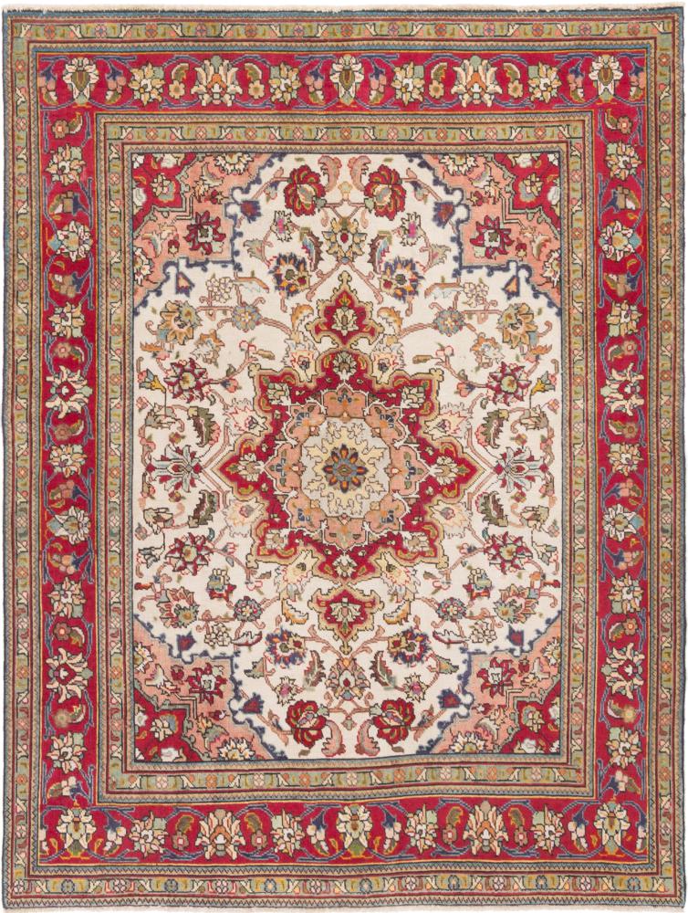 Persian Rug Tabriz 192x146 192x146, Persian Rug Knotted by hand