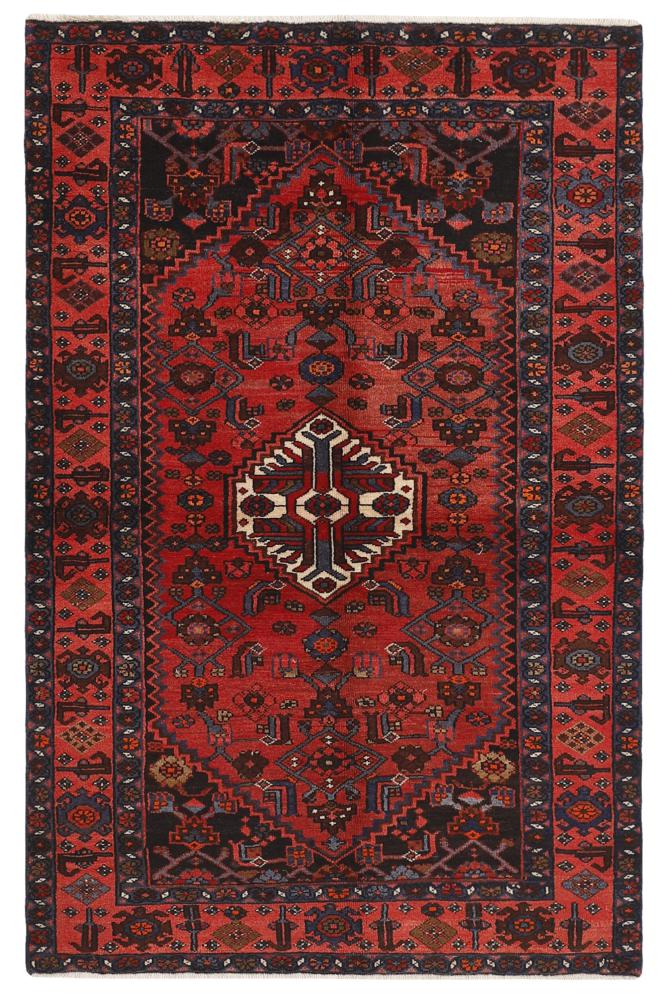 Perzisch tapijt Khamseh 208x139 208x139, Perzisch tapijt Handgeknoopte