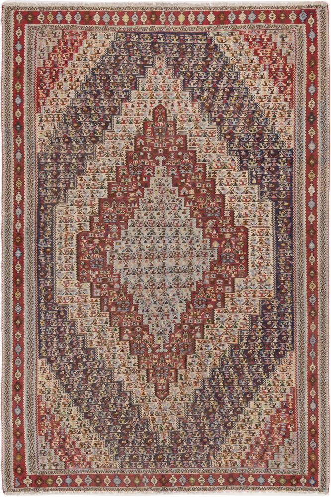 Tapete persa Kilim Senneh 299x199 299x199, Tapete persa Atado à mão