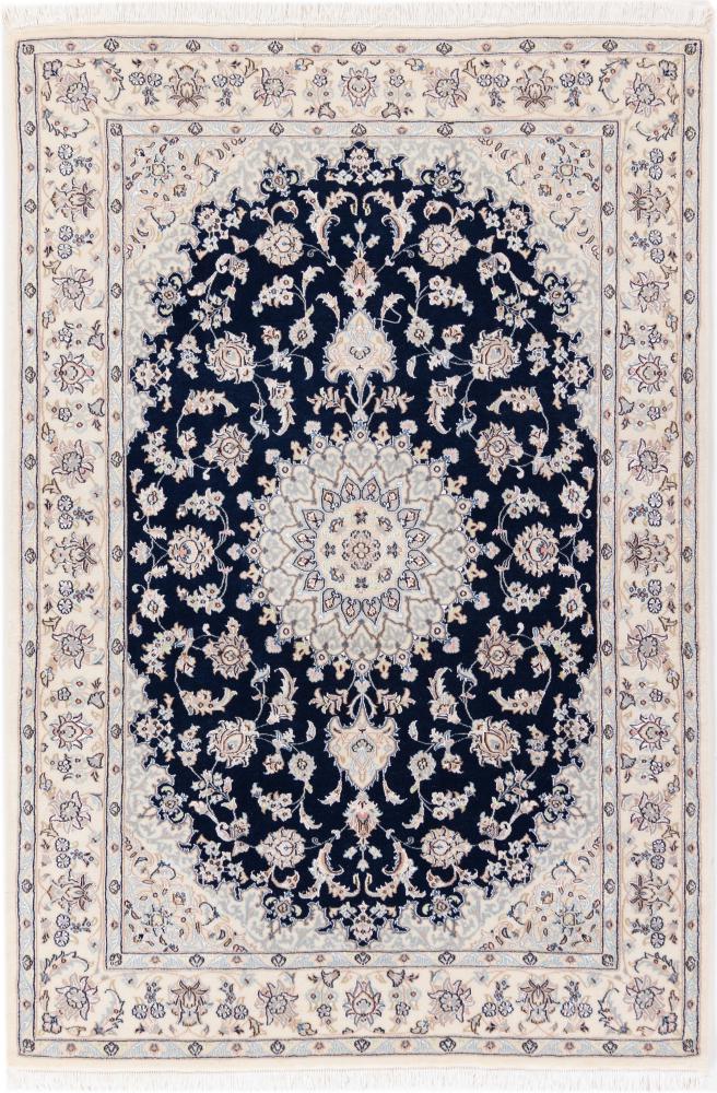 Tapis persan Naïn 9La 210x139 210x139, Tapis persan Noué à la main