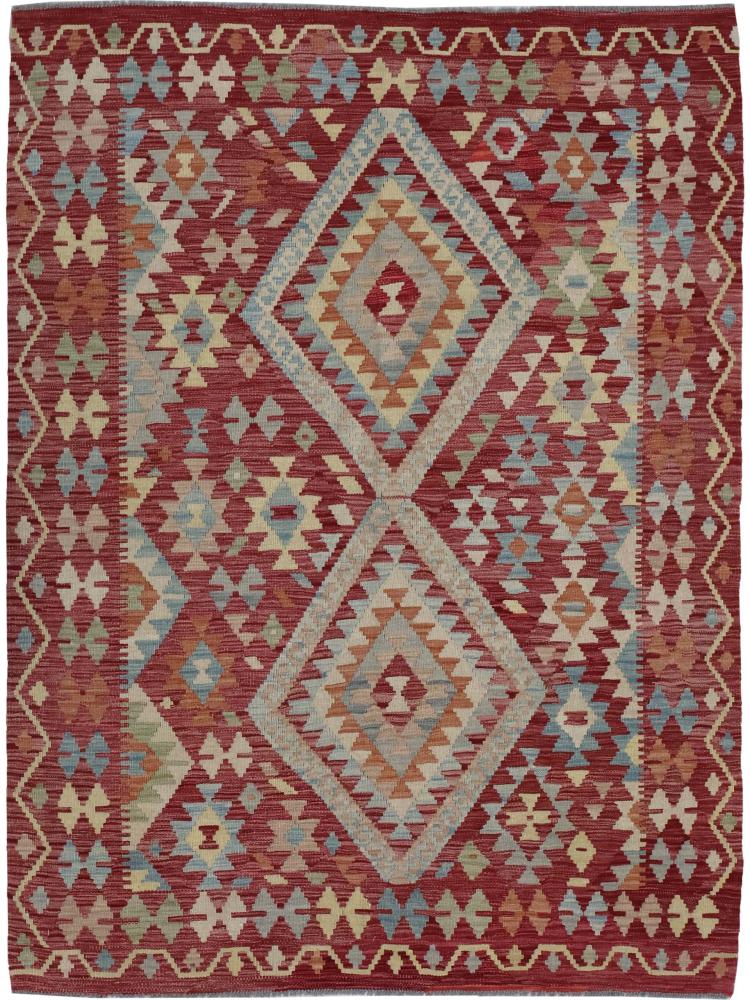 Tapete afegão Kilim Afegão 201x153 201x153, Tapete persa Tecido à mão