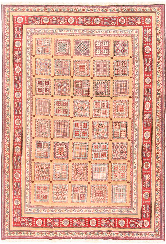 Tapete persa Kilim Soozani Nimbaft 293x198 293x198, Tapete persa Tecido à mão